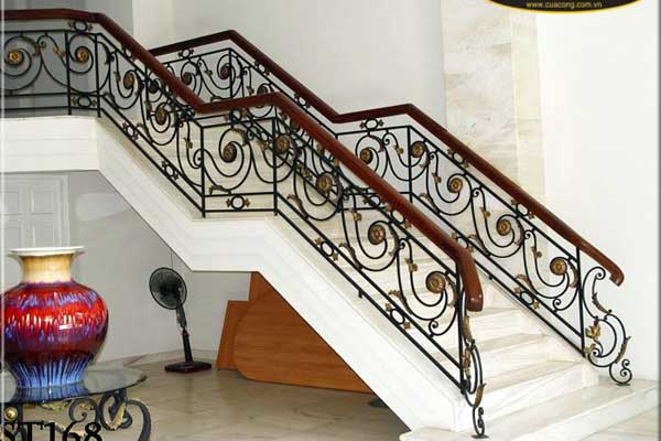 Những mẫu cầu thang kỹ nghệ sắt đẹp nhất 2021