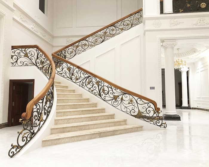  Thi công cầu thang sắt mỹ thuật đẹp giá rẻ tại TPHCM